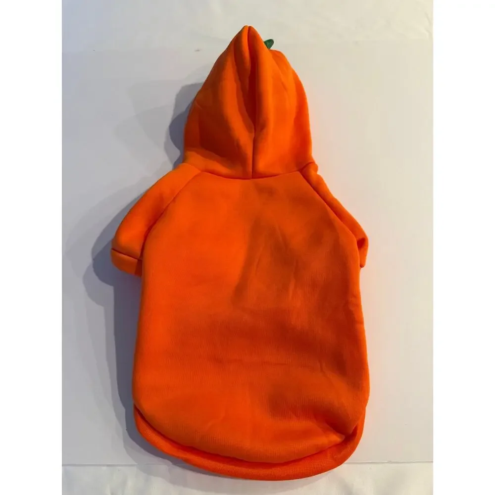 Carrot Costume Dog Hoodie Sweater - Miniature Dogs Size Med